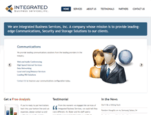 Tablet Screenshot of integratedbusinessservices.net